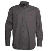 Distaff Purple and Navy Check Shirt