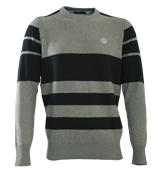 Henri Lloyd Helford Grey and Navy Sweater