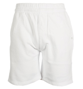 Kemper White Brushed Cotton Shorts