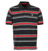 Henri Lloyd Locura Navy Striped Polo Shirt