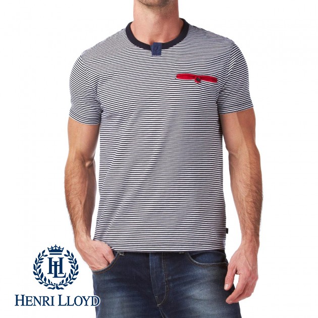 Mens Henri Lloyd Calista T-Shirt - Navy