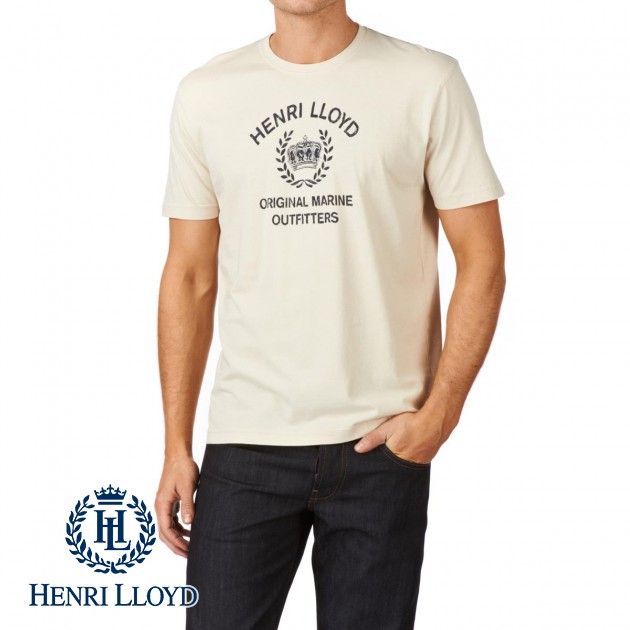 Henri Lloyd Mens Henri Lloyd Lasata T-Shirt - Sandstone