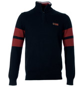 Henri Lloyd Mondo Navy 1/4 Zip Sweater