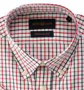 Henri Lloyd Red Check Short Sleeve Shirt