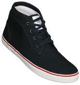 Henri Lloyd Riviera Mid Navy Canvas Boots