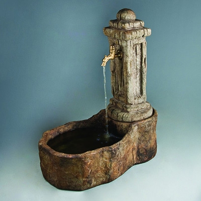 Henri Studios Europa Stone Well Fountain