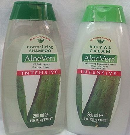 Herbatint Aloe Vera Shampoo 260ml and conditioning Cream 260ml