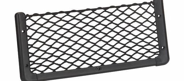 Large Quality Elastic Storage Net Magazine Rack 410mm X 200mm in Black 16 1/4 inches X 7 7/8 inches (black)