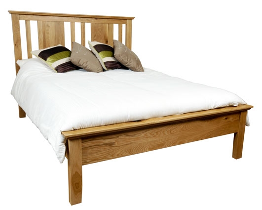 Rustic Oak Bed - Double or King Size