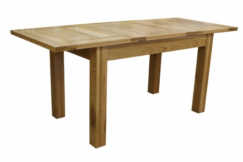 Hereford Rustic Oak Extending Dining Table