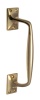 heritage Brass Cranked Pull Handle 10in