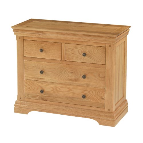 Heritage Furniture Bayonne Oak 2   2 Drawer Chest