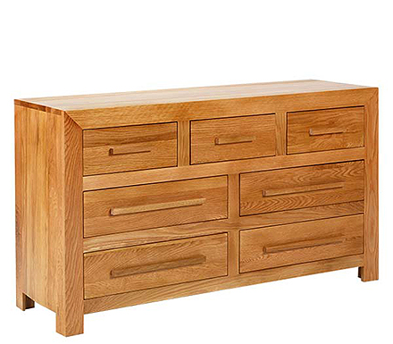 Heritage Furniture UK Ltd Clearance - Caley Solid Oak 3 4 Drawer Chest