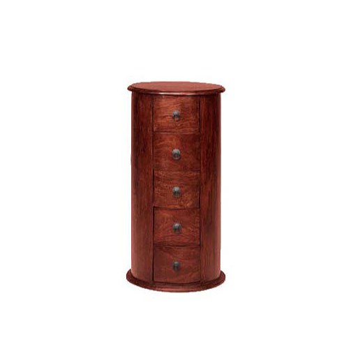 Heritage Furniture UK Ltd Heritage Furniture Indian Round 5 Drawer Chest
