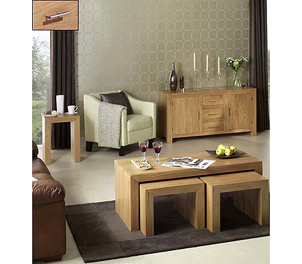 Heritage Furniture UK Ltd Laguna Oak 3 Piece Living Room Set with Sideboard