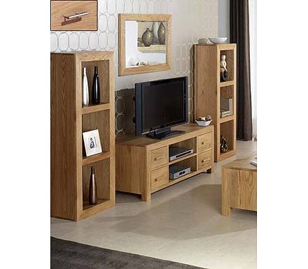Heritage Furniture UK Ltd Laguna Oak 4 Piece Living Room Set with TV Unit