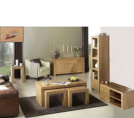 Heritage Furniture UK Ltd Laguna Oak 5 Piece Living Room Set with Sideboard