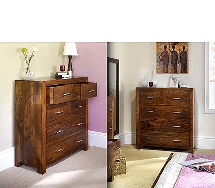 Heritage Furniture UK Ltd Laguna Sheesham 3 2 Drawer Chest
