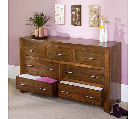 Heritage Furniture UK Ltd Laguna Sheesham 3 4 Drawer Chest