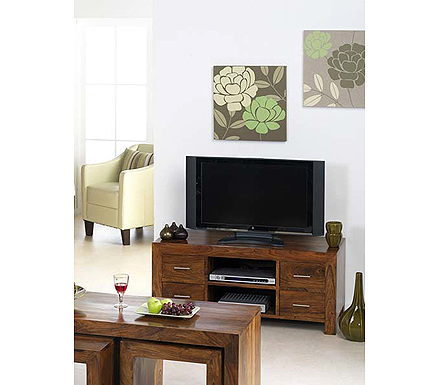 Heritage Furniture UK Ltd Laguna Sheesham 4 Drawer TV Unit