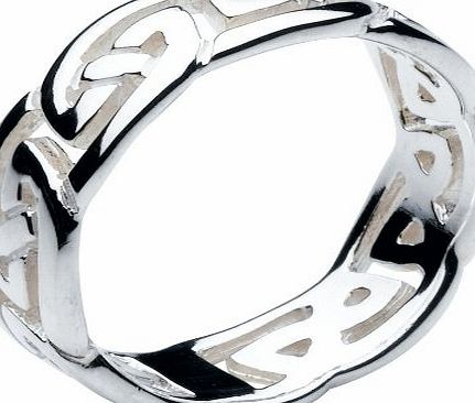 Heritage Sterling Silver Celtic Open Wavy Knotwork Ring 2286HPS