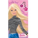 Heroes for Kids Barbie Birthday Card and Phone Charm Gift Size 125 x 234mm