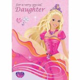 Barbie Diamond Castle Birthday Card for a Special Daughter 6 x 9
