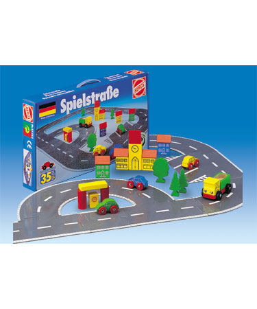 Heros Wooden Toys 35pc Little Town ROADWAY