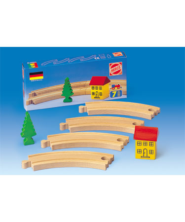 4 x CURVED TRACKS