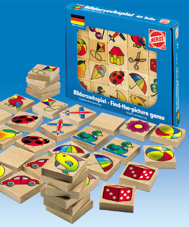 Heros Wooden Toys MEMORY PICTURE GAME
