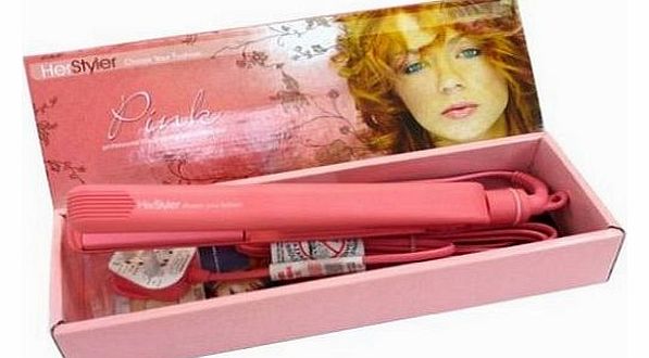 HerStyler  Pink Ceramic Hair Straightener