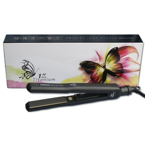 HerStyler Titanium Professional Ceramic Hair Straightener