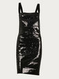 HERVE LEGER DRESSES BLACK XS HLR-T-HQN65950