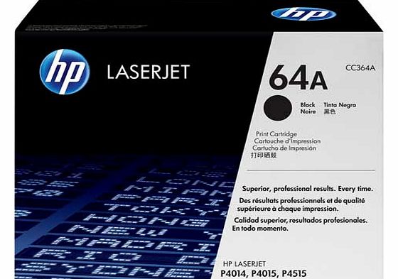 Hewlett Packard CC364A Black Toner Cartridge