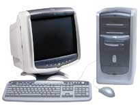 HEWLETT PACKARD Hp 414uk & 17 inch monitor