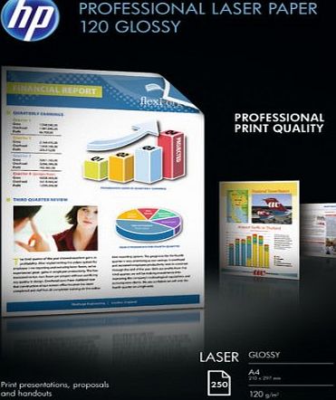 Hewlett Packard HP CG964A Professional Glossy Photo Paper A4 210x297mm 120 g/m2 (250 Sheets)