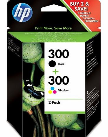 Hewlett Packard HP CN637EE - 300 COMBO PACK BLACK 