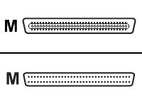 Hewlett Packard SCSI external cable - 68 pin VHDCI (M) - HD-68 (M) - 1.8 m