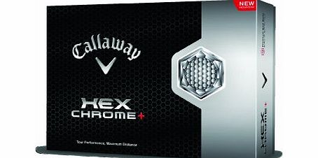 HEX  Mens Chrome Plus Tour Performance Ball - White, 1.683 Inch
