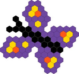 Hexabits Purple Butterfly Party Pack