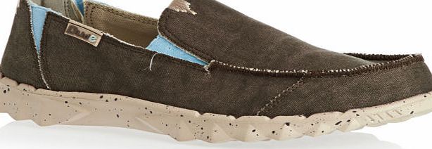 Hey Dude Mens Hey Dude Farty Funk Shoes - Chocolate/azur