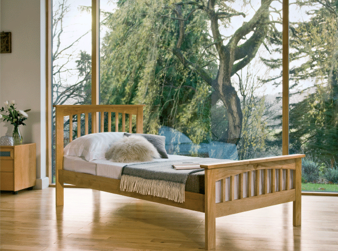 Hardwood Bed Range (King (5ft) - 165cm x