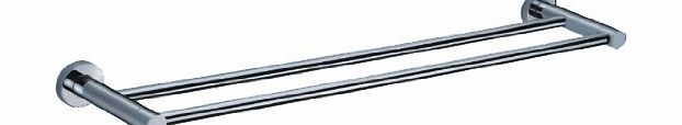 HGT 24``Double Towel Bar,Chrome #21