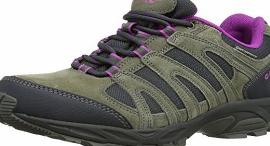 Hi-Tec Alto Waterproof, Womens Hiking Boots, Nespresso/Purple, 6 UK
