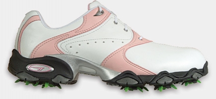 CDT Comfort Ladies Golf Shoe White/Pink