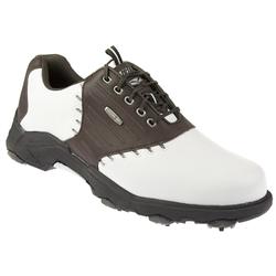 Male HIT1004 Leather Upper Textile Lining 40 plus in WHITE MULTI