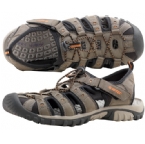 Hi-Tec Mens Coast Sandal Taupe/Black