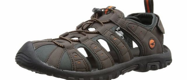 Hi-Tec Mens Shore Athletic and Outdoor Sandals O002567/044/01 Chocolate/Tangelo 10 UK, 44 EU