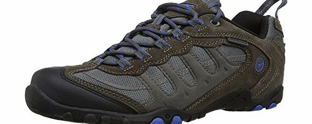 Hi-Tec Mens Windermere Hiking Boots, Charcoal/Blue, 11 UK