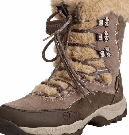 Hi-Tec St. Moritz 200, Womens Snow Boots, Olive/Taupe/Stone, 6 UK